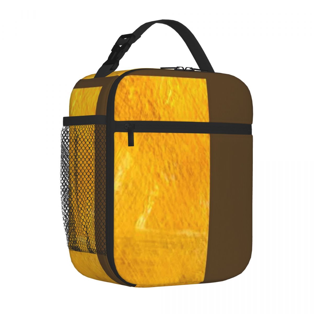 Meal Prep Yellow - Bolsa de Almoço Amarela Abstrata Mais