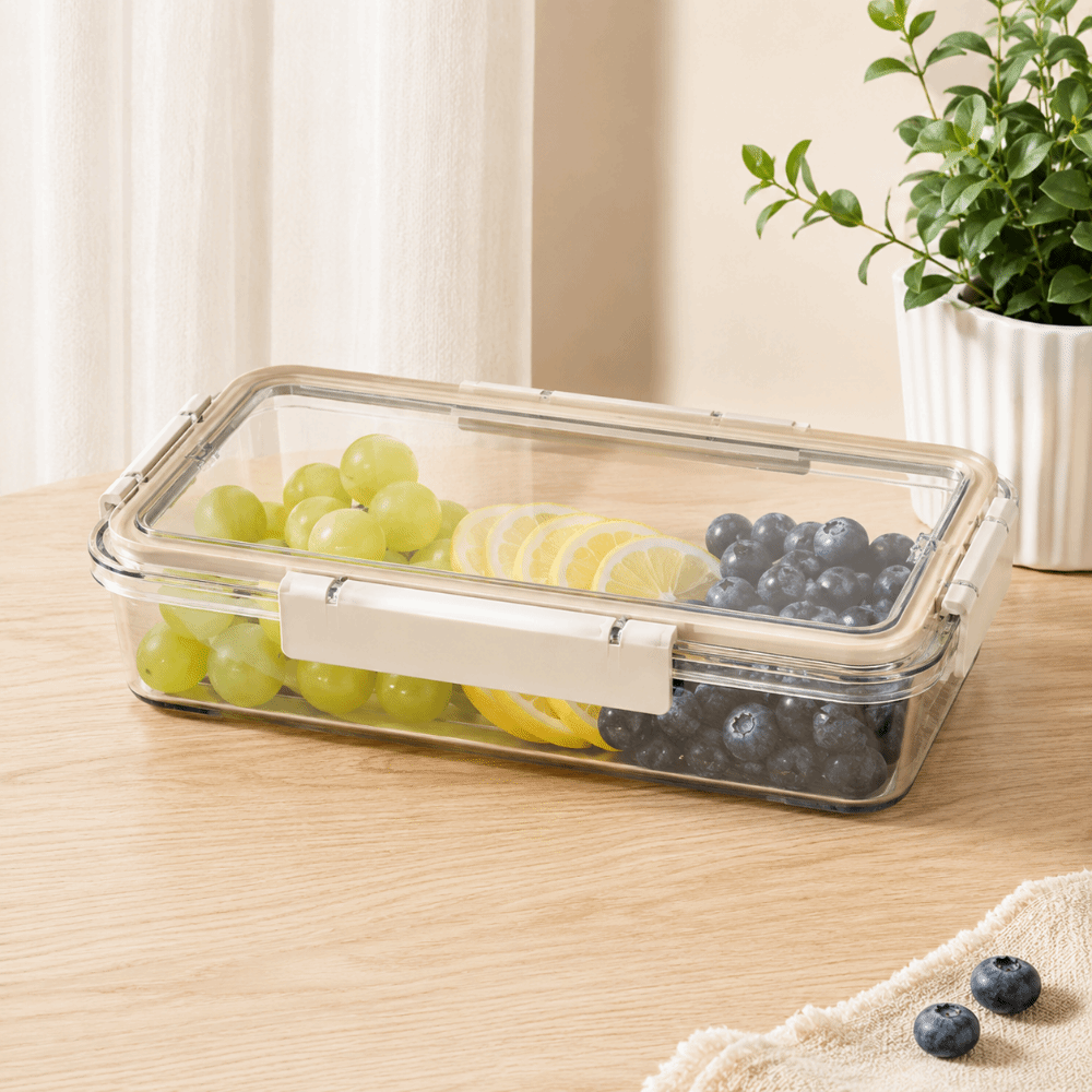 Meal Prep Noodles - Recipiente Transparente para Armazenamento de Frutas,