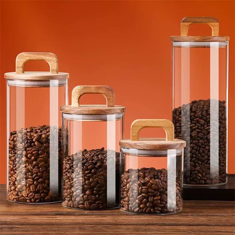 Meal Prep Glass Containers - Frasco de vidro transparente com tampa