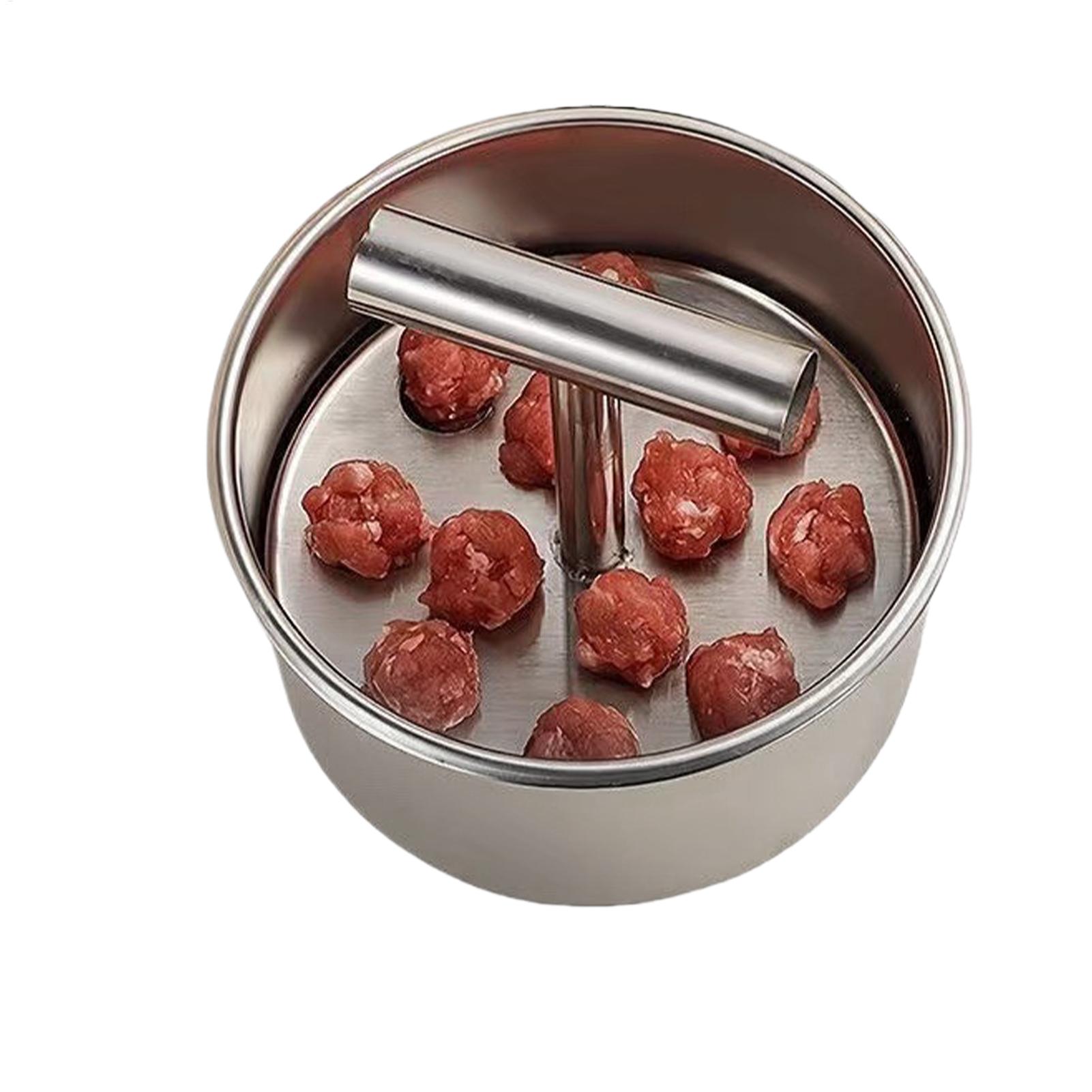Meal Prep Pork - Prensa/Moldadora de Almôndegas em Aço Inoxidável