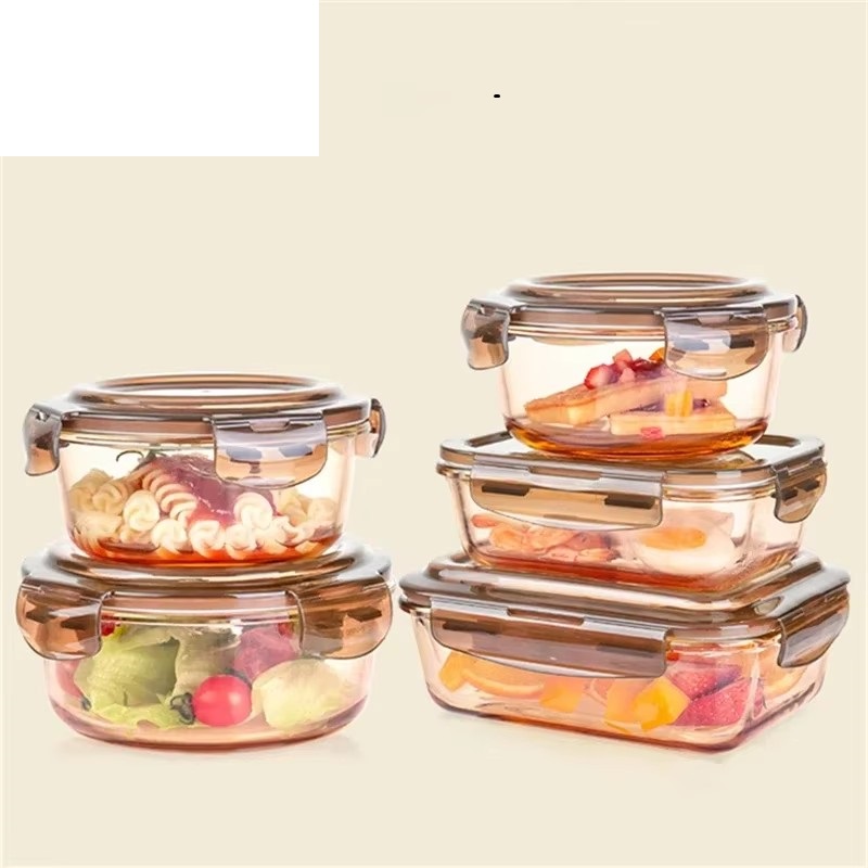 Meal Prep Glass Containers - Caixa de Vidro para Conservação de