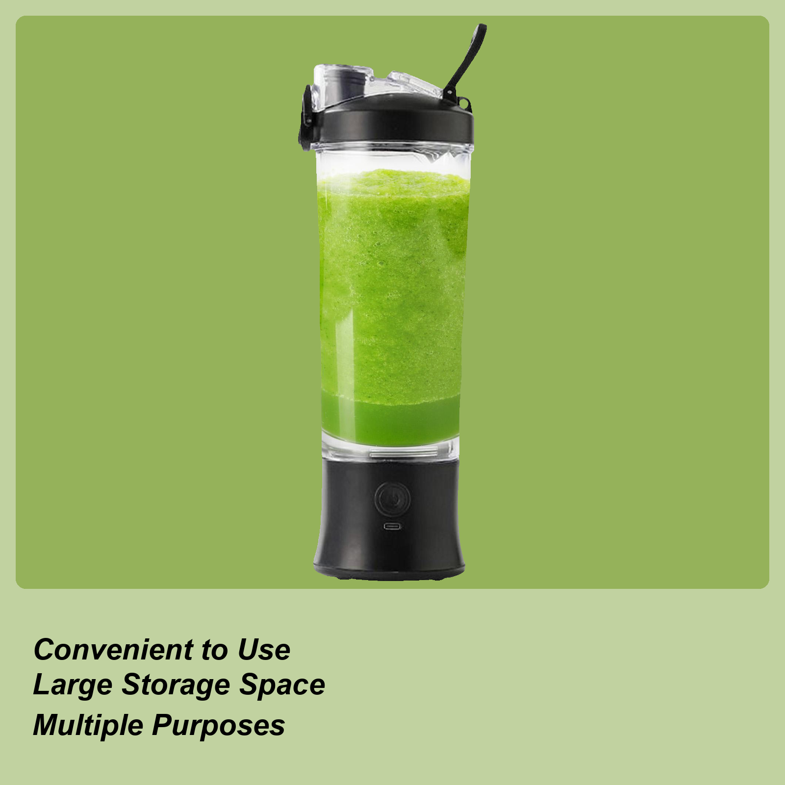 Meal Prep Smoothies - Liquidificador portátil para smoothies shakes misturador