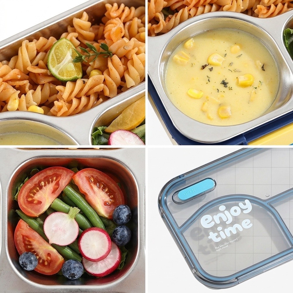 Marmita de aço inoxidável à pr - Meal Prep Yellow avaliação e preço