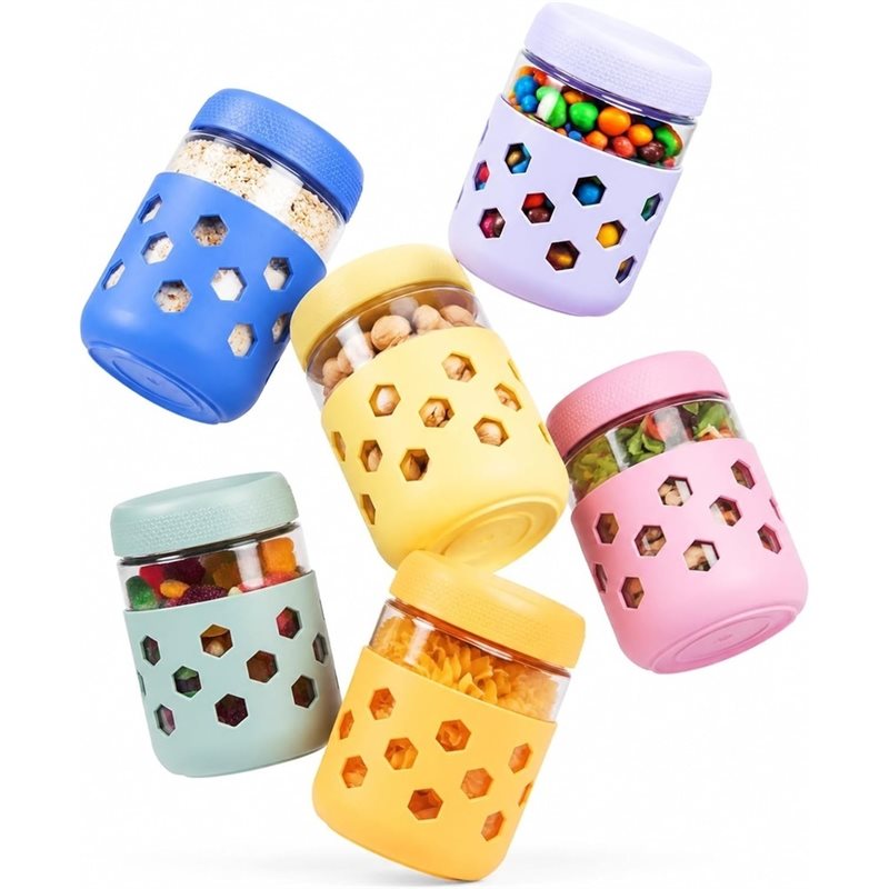 Potes de Vidro Macio com Tampa - Meal Prep Glass Containers avaliação e preço