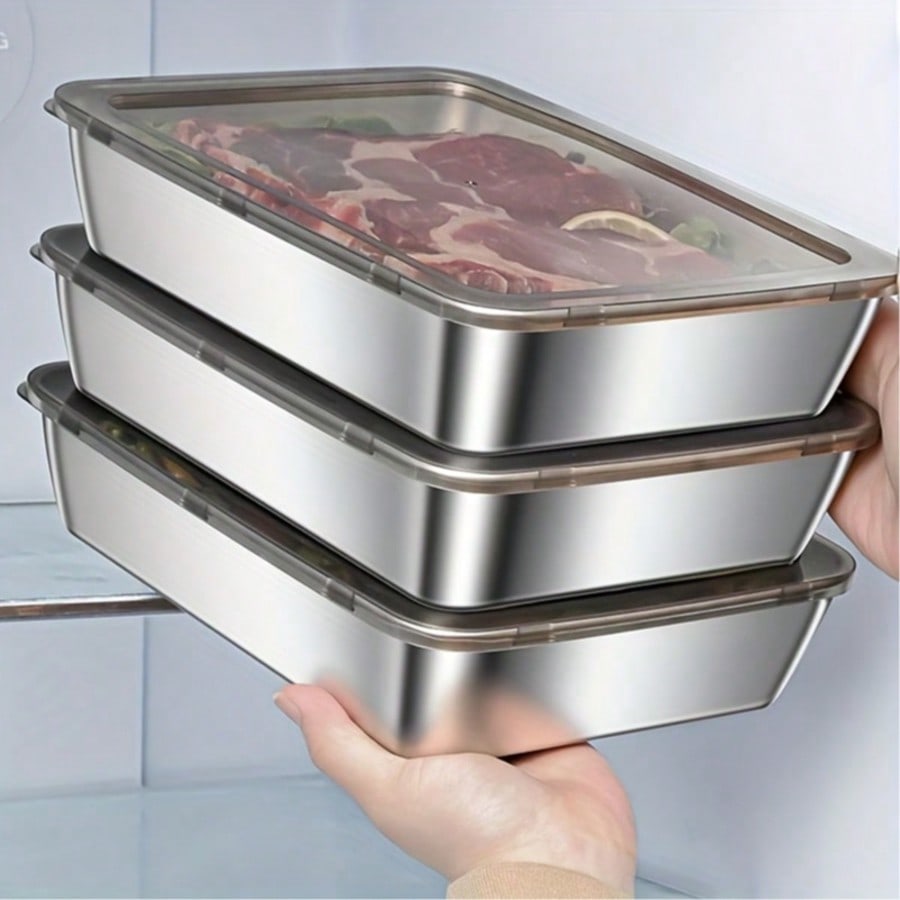 Conjunto de 6 Peças (3 Caixas  - Meal Prep Kitchen avaliação e preço