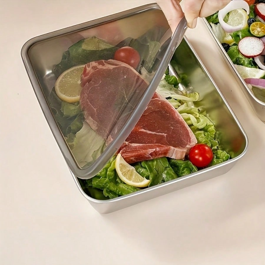 Conjunto de 6 Peças (3 Caixas  - Meal Prep Kitchen avaliação e preço
