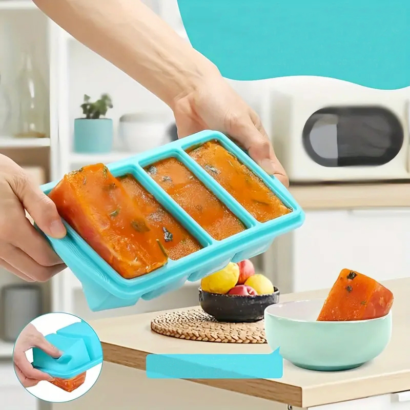 Bandejas de freezer de silicon - Meal Prep Smoothies avaliação e preço