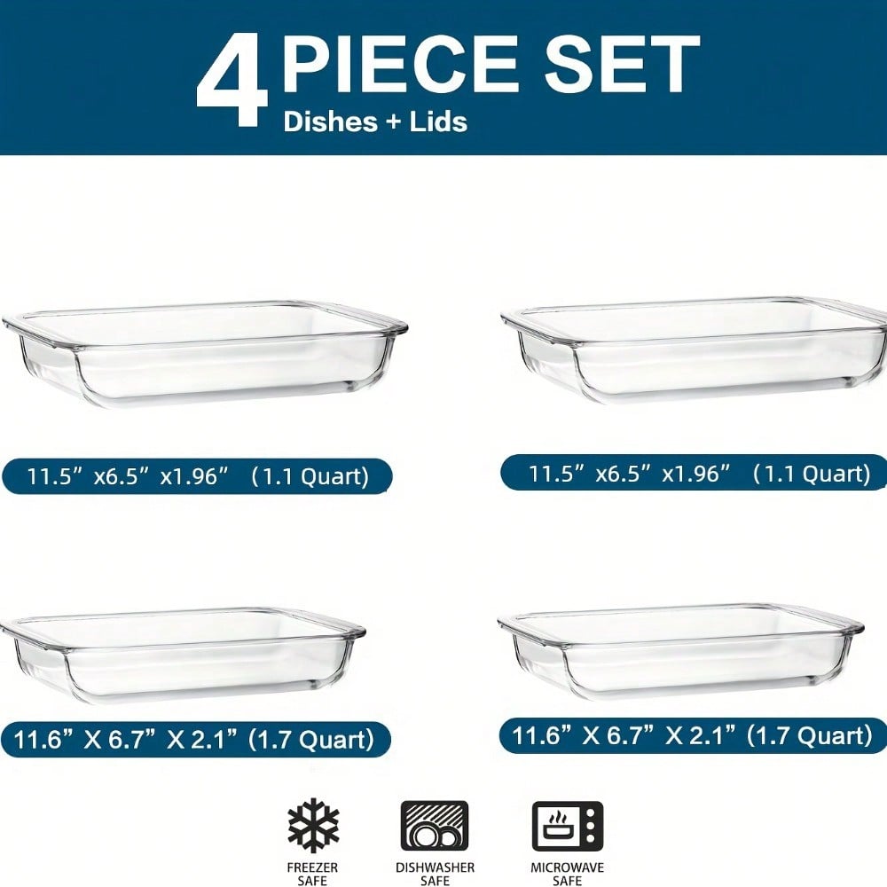 Conjunto de 4 Assadeiras Retan - Meal Prep Noodles avaliação e preço