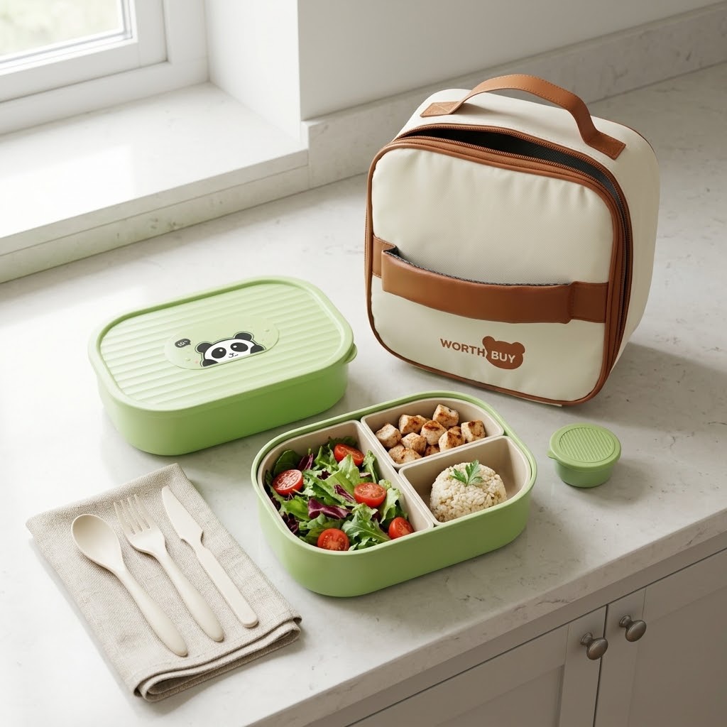 Lancheira infantil fofa com 3  - Meal Prep Or Prep Meal avaliação e preço