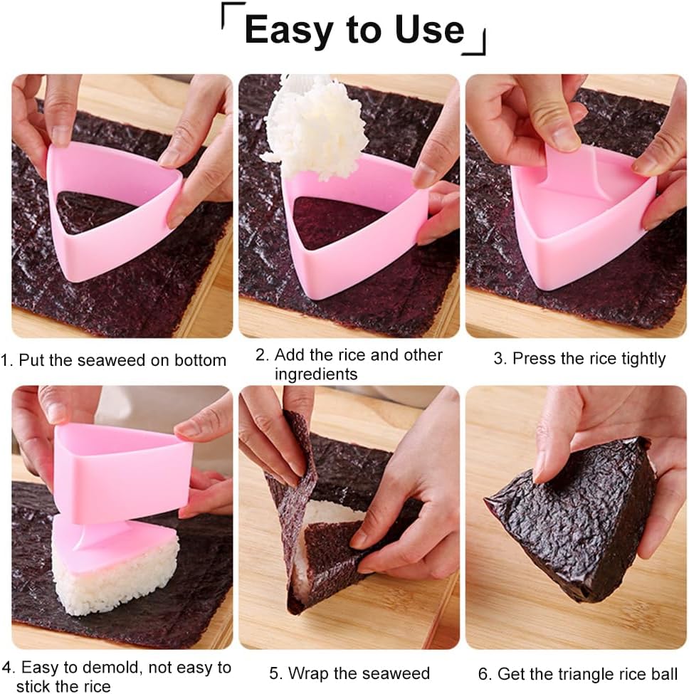 2 pçs molde de sushi onigiri b - Rice Ball Mold avaliação e preço