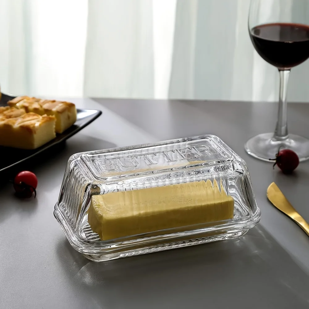 Prato de manteiga transparente - Meal Prep Glass Containers avaliação e preço