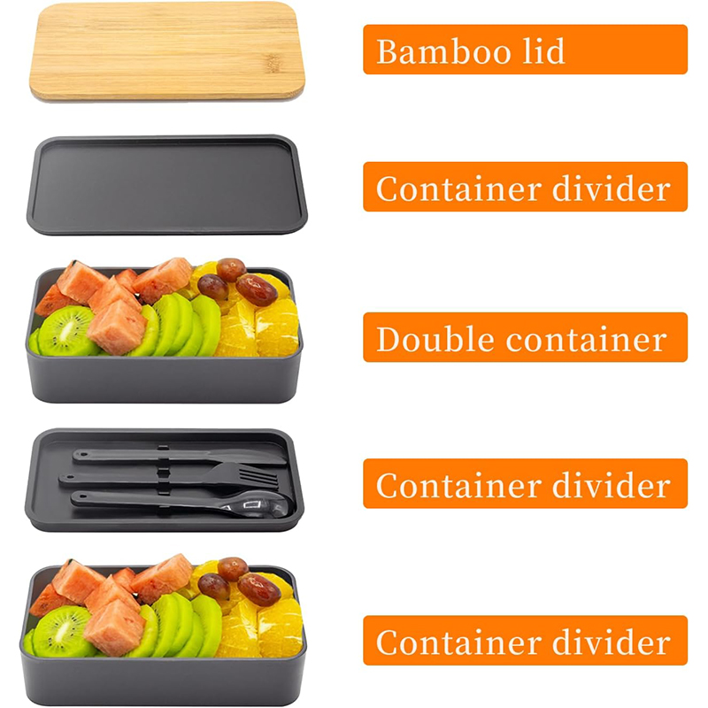 Caixa japonesa bento com tampa - Meal Prep Or Prep Meal avaliação e preço