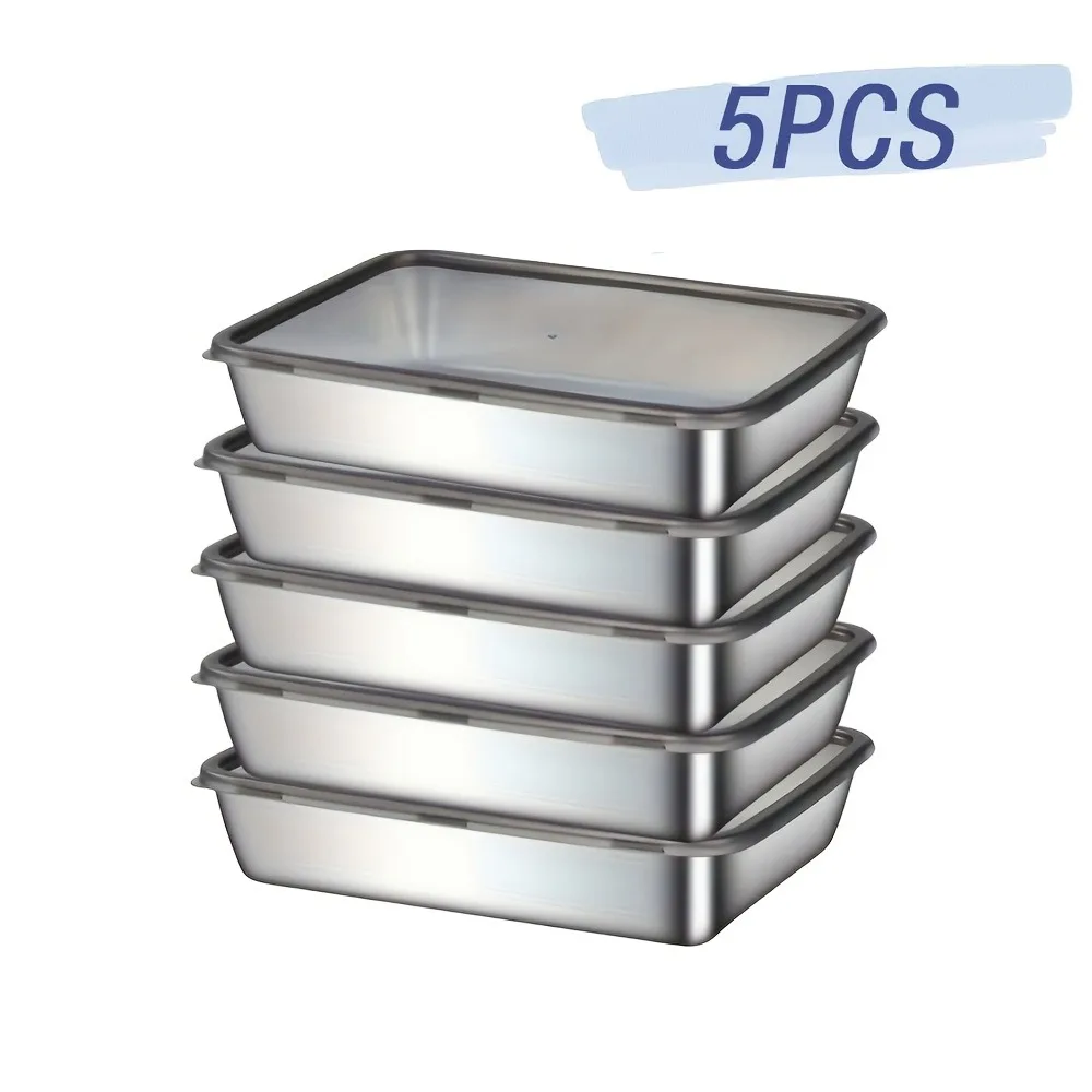 Conjunto de 5 Recipientes de A - Meal Prep Glass Containers avaliação e preço