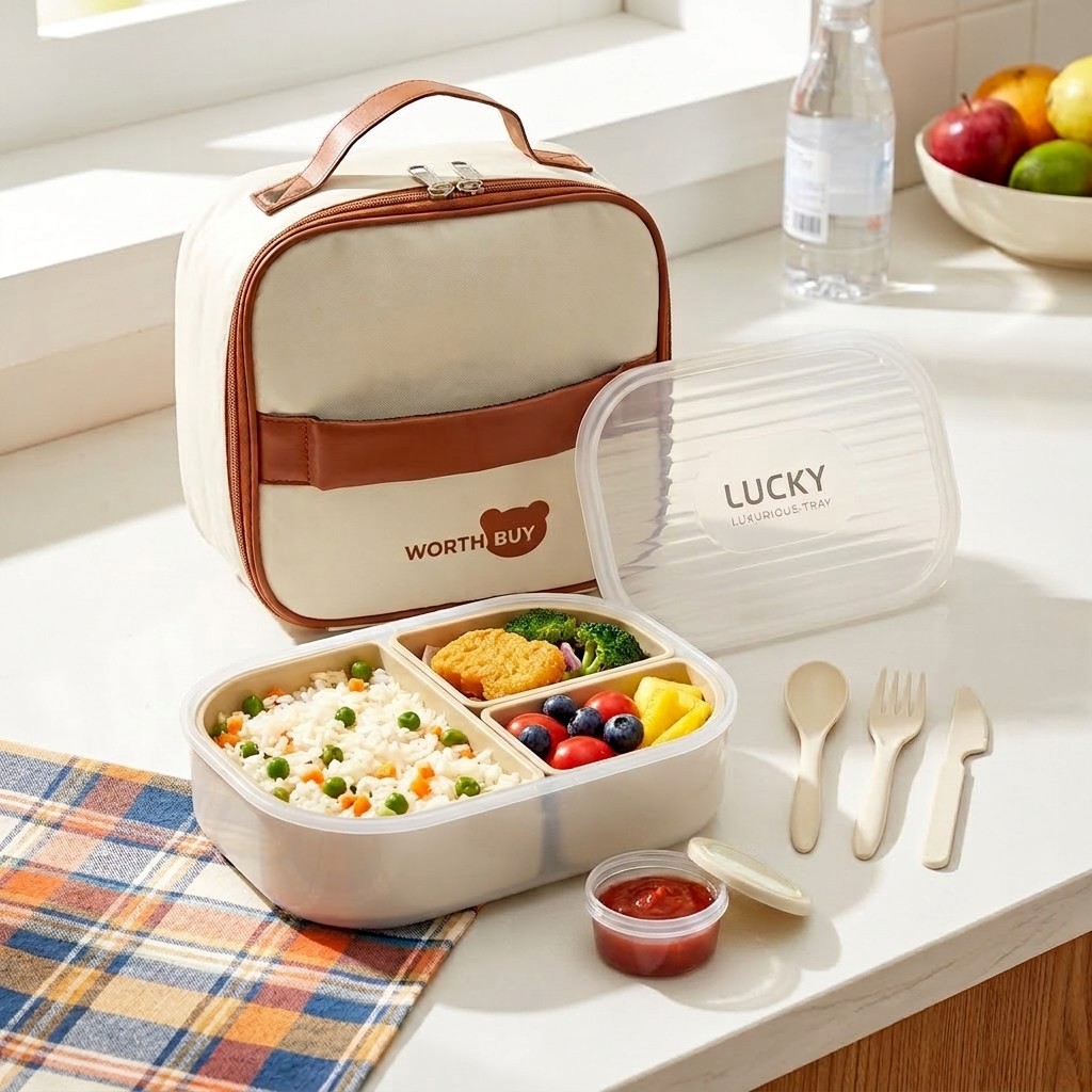 Caixa de Almoço Plástica com 3 - Meal Prep Or Prep Meal avaliação e preço