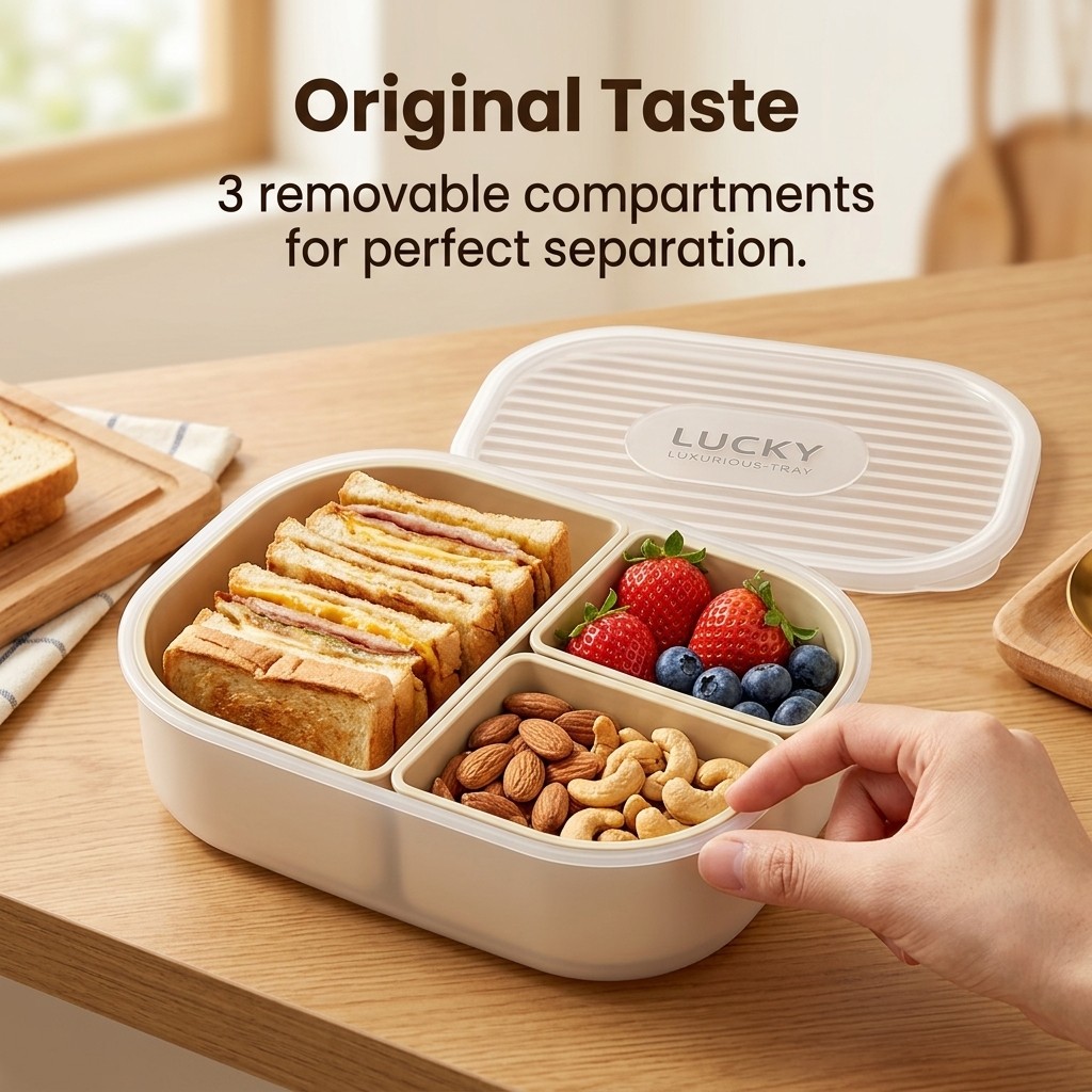 Caixa de Almoço Plástica com 3 - Meal Prep Or Prep Meal avaliação e preço