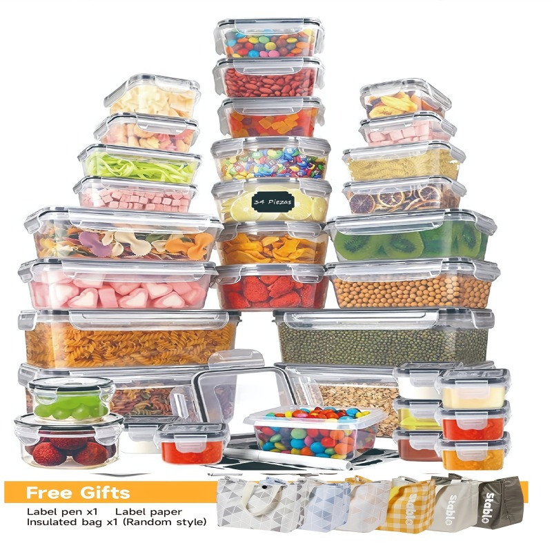 Conjunto de Armazenamento de A - Meal Prep Glass Containers avaliação e preço