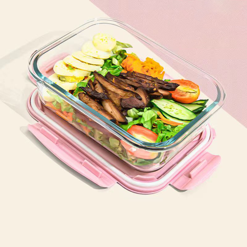 Novo estilo lancheira de vidro - Meal Prep Glass Containers avaliação e preço