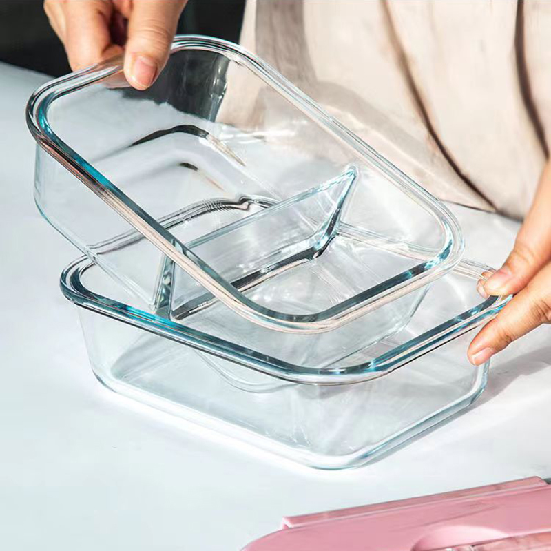 Novo estilo lancheira de vidro - Meal Prep Glass Containers avaliação e preço