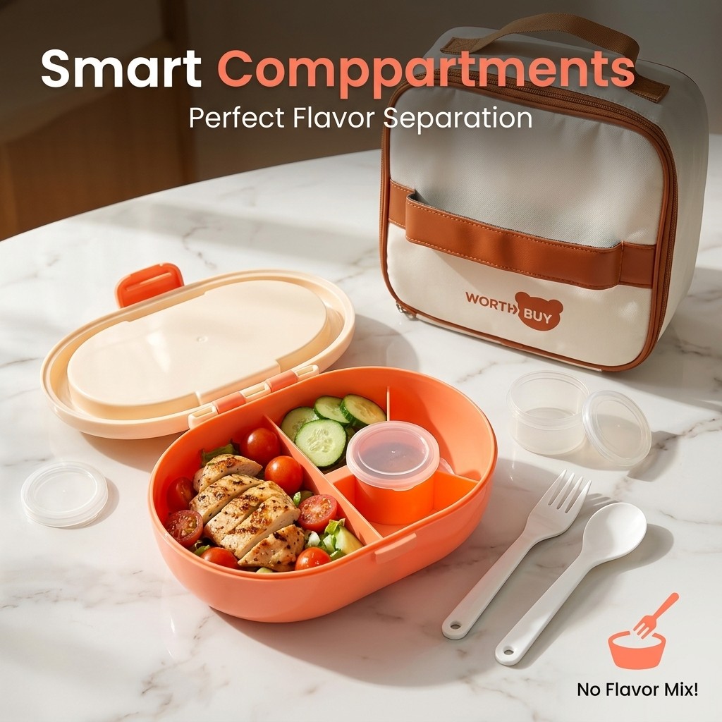 Marmita Plástica com Compartim - Meal Prep Or Prep Meal avaliação e preço