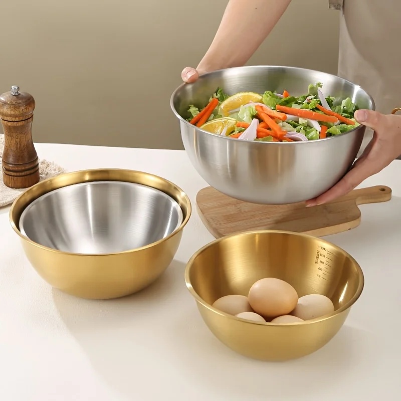 Conjunto de 3 Tigelas de Aço I - Meal Prep Kitchen avaliação e preço